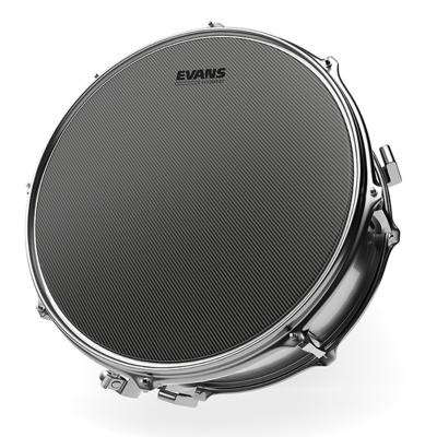 EVANS B13MHG 13' Hybrid Snare Batter Coated スネアドラムヘッド 設置例画像