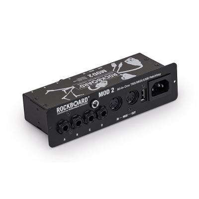 RockBoard RBO B MOD 2 V2 All-in-One TRS MIDI ＆ USB Patchbay ペダルボード用 パッチベイ アングル画像