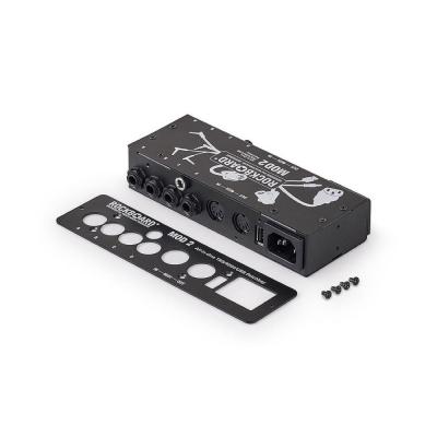 RockBoard RBO B MOD 2 V2 All-in-One TRS MIDI ＆ USB Patchbay ペダルボード用 パッチベイ 正面パネル画像