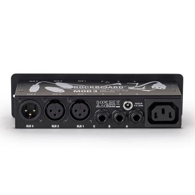 RockBoard RBO B MOD 3 V2 All-in-One TRS ＆ XLR Patchbay for Vocalists ＆ Acoustic Players ペダルボード用 パッチベイ 背面画像