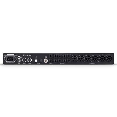 Focusrite CLARETT+ 8PRE 18-in 20-out Audio-Interface オーディオインターフェイス 背面画像