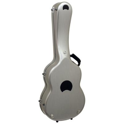 bam DEF8002XLA HIGHTECH Classical Guitar Brushed Aluminium クラシックギター用 ハードケース 全体の画像