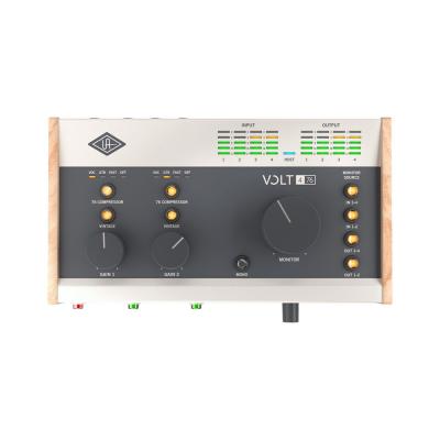 Universal Audio Volt 476 4イン/4アウト USB 2.0 オーディオインターフェイス 上から画像
