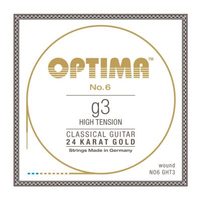 Optima Strings NO6.GHT3 No.6 24K Gold G3 High 3弦 バラ弦 クラシックギター弦
