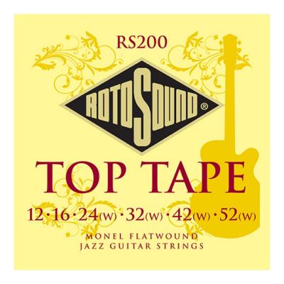 ROTOSOUND RS200 Top Tape Flatwound Electric Guitar 12-52 エレキギター弦