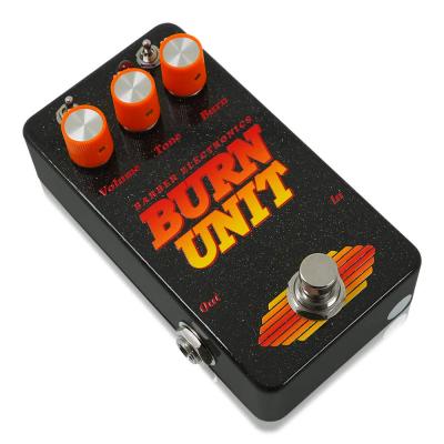 Barber Electronics Burn Unit オーバードライブ ギターエフェクター 斜めアングル画像