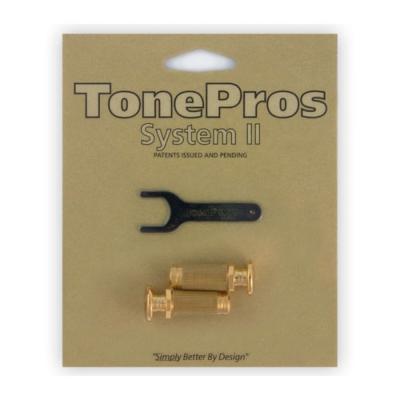 TonePros SPRS2-G Standard Locking Studs for PRS ブリッジスタッド アンカー ゴールド