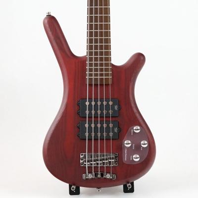 WARWICK Rockbass Corvette $$ 5st Burgundy Red Transparent Satin 5弦エレキベース ボディトップ画像