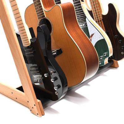 Ruach Music RM-GR2-C Customisable 5-Way Guitar Rack Cherry ギタースタンド 使用例