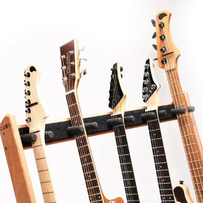 Ruach Music RM-GR2-M Customisable 5-Way Guitar Rack Mahogany ギタースタンド 使用例