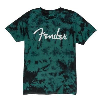 Fender Tie-Dye Logo T-Shirt Blue XLサイズ Tシャツ