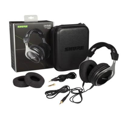 SHURE SRH1540-BK-A 密閉型ヘッドホン 製品内容