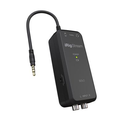 IK Multimedia iRig Stream Solo 3イン/2アウト ストリーミング配信用 オーディオインターフェース 本体側面の画像