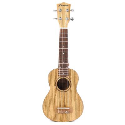 Bamboo BU-21CBQ Zebrano Soprano Ukulele w/EQ エレクトリックソプラノウクレレ
