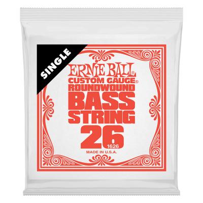 ERNIE BALL 1626 .026 Nickel Wound Electric Bass String Single エレキベース用バラ弦