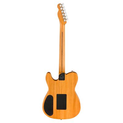 Fender American Acoustasonic Telecaster Black エレクトリックアコースティックギター 背面・全体像