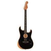 Fender American Acoustasonic Stratocaster Black エレクトリックアコースティックギター