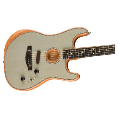Fender American Acoustasonic Stratocaster Transparent Sonic Blue エレクトリックアコースティックギター ボディ