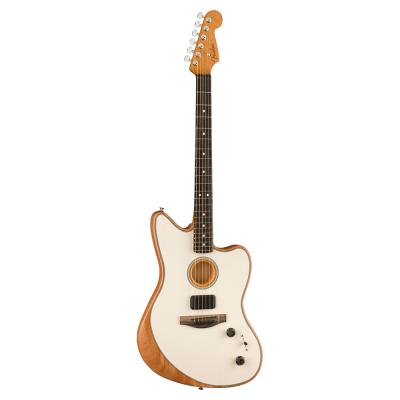 Fender American Acoustasonic Jazzmaster Arctic White エレクトリックアコースティックギター 全体像