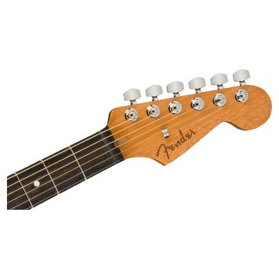 Fender American Acoustasonic Jazzmaster Arctic White エレクトリックアコースティックギター ヘッド面
