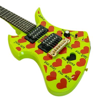 BURNY by FERNANDES GH-Jr. hideモデル スピーカー内蔵ミニギター ボディトップ画像