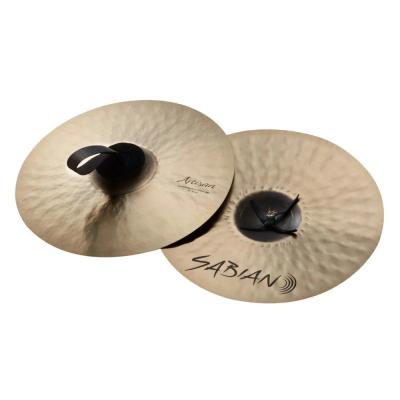 SABIAN VL-18ASML Artisan Traditional Symphonic ML 18インチ コンサートシンバル ペア 装着画像