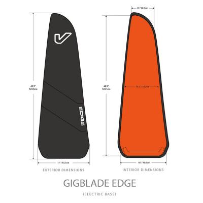 Gruv Gear GigBlade Edge 2 EDGE2-EB エレキベース用ギグバッグ サイズ詳細