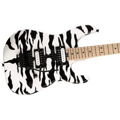 Charvel Satchel Signature Pro-Mod DK22 HH FR M Satin White Bengal エレキギター ボディ画像
