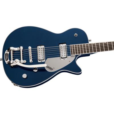 GRETSCH G5260T Electromatic Jet Baritone with Bigsby MDSPH バリトンギター エレキギター 斜めアングル画像