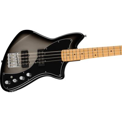 Fender Player Plus Active Meteora Bass Silverburst エレキベース 斜めアングル画像