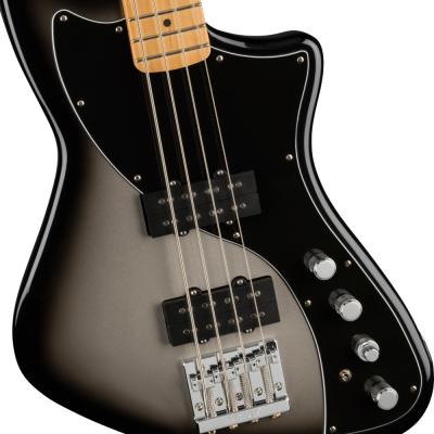 Fender Player Plus Active Meteora Bass Silverburst エレキベース ボディトップアップ画像