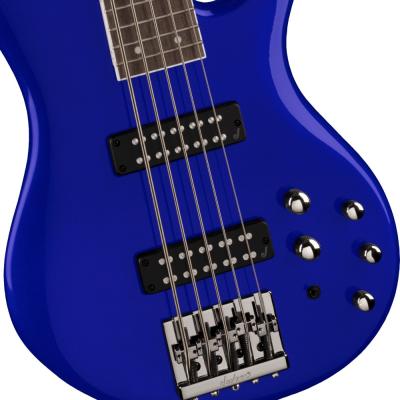 Jackson JS Series Spectra Bass JS3V Indigo Blue 5弦エレキベース ボディアップ画像