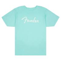 Fender Spaghetti Logo T-Shirt Daphne Blue XL Tシャツ 半袖
