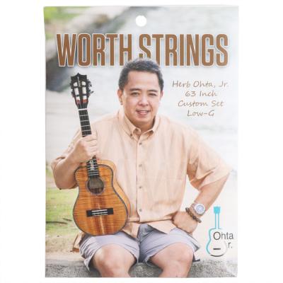 Worth Strings COJ-2 Herb Ohta,Jr.モデル ウクレレ弦 フロロカーボン Low-Gセット