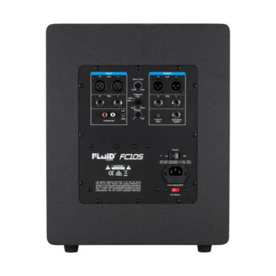 Fluid Audio FC10S スタジオモニターサブウーファー 背面