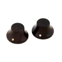 ALLPARTS 5126 PK-3197-0R0 Set of 2 Wooden Bell Knobs Rosewood ノブ 2個セット