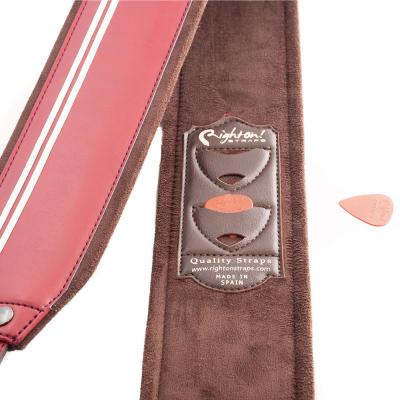 Righton! STRAPS B-RACE Red ギター ベース用ストラップ ピック収納した画像
