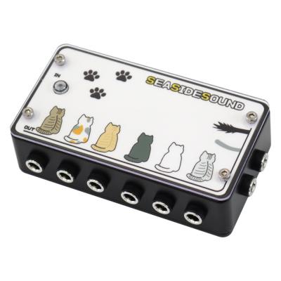 SEA SIDE SOUND PowerSuppNyai パワーサプライ 9V×8出力 エフェクター用電源供給 ACアダプター付き 入力端子画像