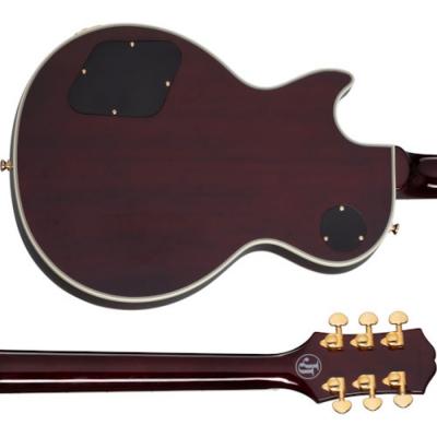 Epiphone Jerry Cantrell Wino Les Paul Custom Dark Wine Red エレキギター ボディバック画像 ネック画像 背面画像
