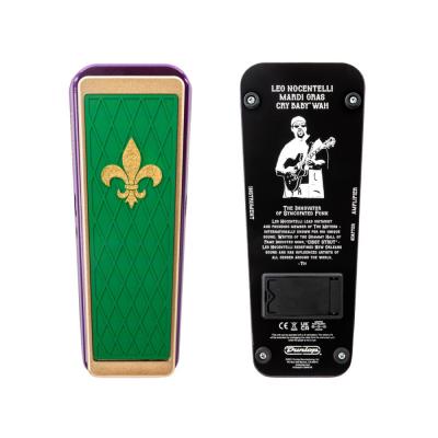 JIM DUNLOP LN95 LEO NOCENTELLI CRY BABY MARDI GRAS WAH ワウ ギターエフェクター トップバック画像