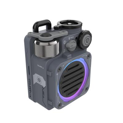 MUZEN Cyber Cube Gray Bluetoothスピーカー 全体像