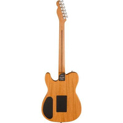 Fender American Acoustasonic Telecaster All-Mahogany Natural エレクトリックアコースティックギター 背面全体の画像