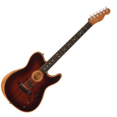Fender American Acoustasonic Telecaster All-Mahogany Bourbon Burst エレクトリックアコースティックギター