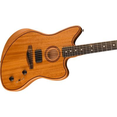 Fender American Acoustasonic Jazzmaster All-Mahogany Natural エレクトリックアコースティックギター 詳細画像2