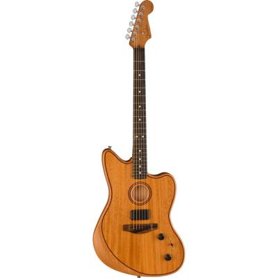 Fender American Acoustasonic Jazzmaster All-Mahogany Natural エレクトリックアコースティックギター 詳細画像3