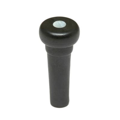 GRAPH TECH PP-7242-00 TUSQ END PIN BLACK WITH 4mm MOTHER OF PEARL DOT エンドピン