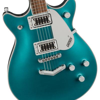 GRETSCH G5222 Electromatic Double Jet BT with V-Stoptail Ocean Turquoise エレキギター ボディアップ画像