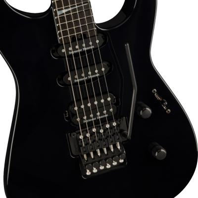 Jackson American Series Soloist SL3 Gloss Black エレキギター ボディアップ画像