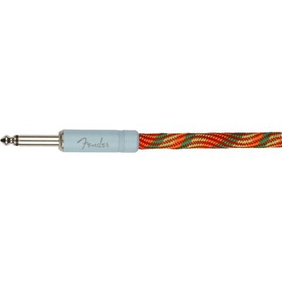 Fender George Harrison Rocky Instrument Cable 18.6’ SS ギターケーブル プラグフェンダーロゴ画像