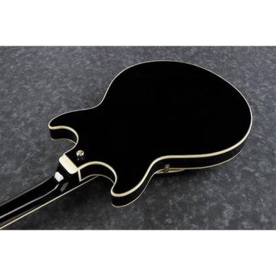 IBANEZ AMH90-BK Artcore Expressionist Black エレキギター ボディバック斜めアングル画像